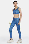 Zelocity Quick Dry Gym Leggings - Bright Cobalt — thumbnail 4